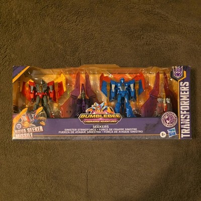 Transformers Bumblebee Cyberverse Adventures Seekers Sinister Strike Force 4-pck