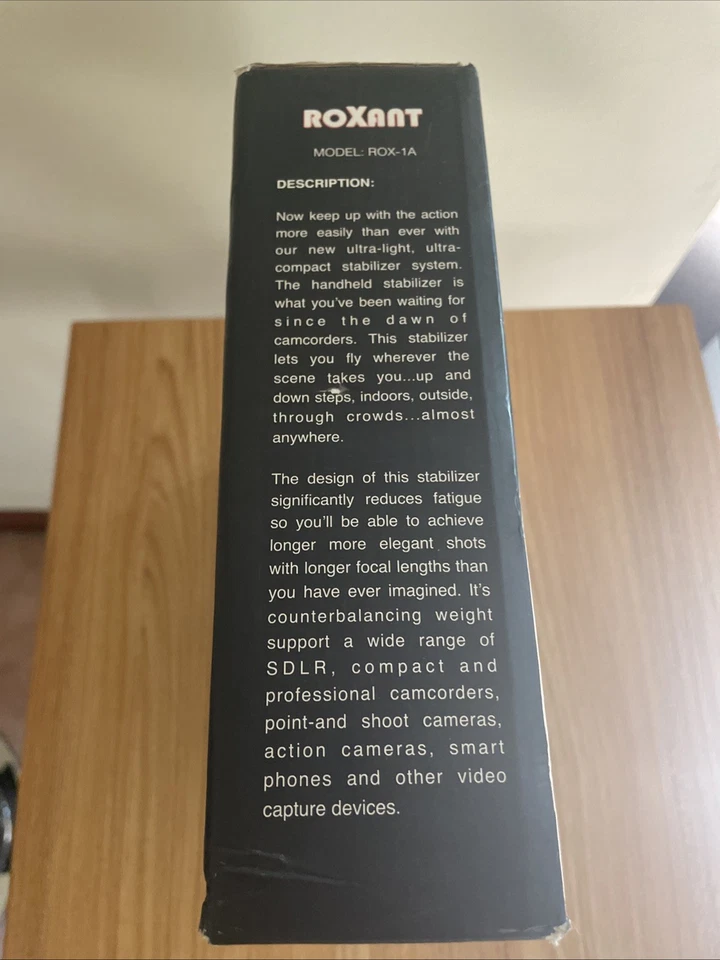 ROXANT Video Camera Stabilizer ROX-1A Steady Shot Videography - Image 3 of 3