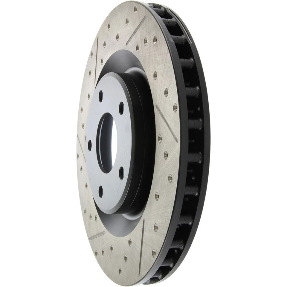 StopTech 127.62085R Front Right Drilled Brake Rotor for 05-13 Chevrolet Corvette - Image 2 of 4