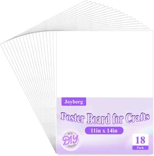18Pack Poster Board, 11In X 14In White Poster Boards, Posterboard, Poster Board