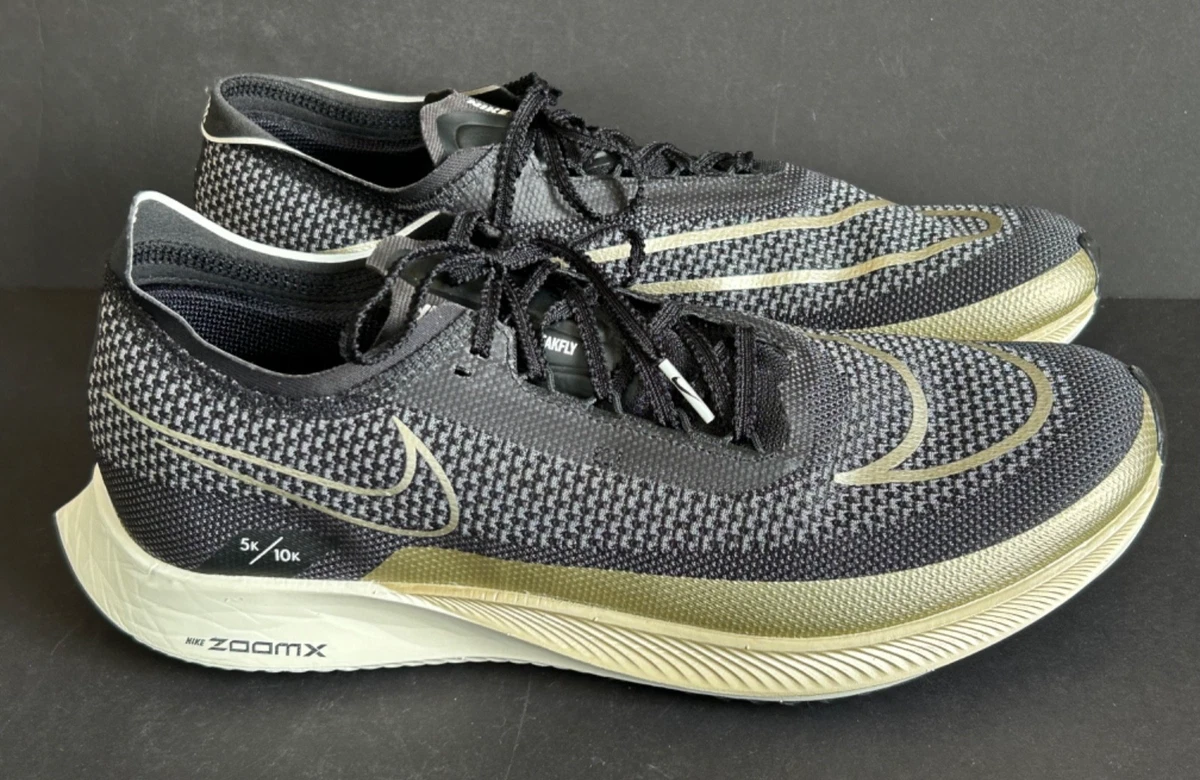 Nike ZoomX Streakfly Black Metallic Gold Grain for Sale  display picture 1
