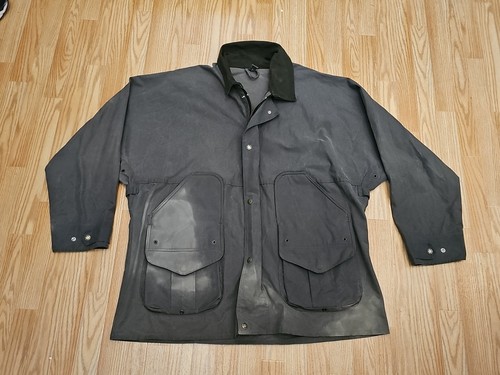 Vintage Filson 460N Shelter Cloth Jacket Coat Mens 2XL USA Waxed Cotton Canvas