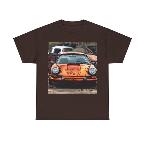 Junkyard Porsche 911 Heavy Cotton Tee - Picture 38 of 53
