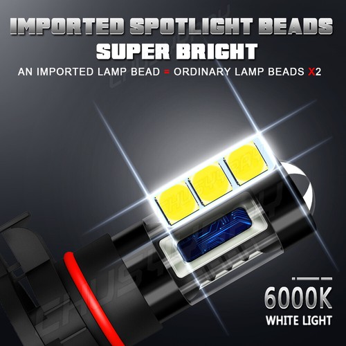 Para For Infiniti FX35 2006-2009 2010 2011 2012 faro HID + luz antiniebla Led 4x - Foto 12 di 12