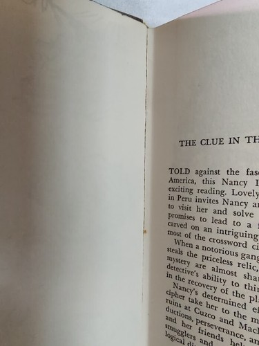 Nancy Drew Mysteries: #44 The Clue in the Crossword Cipher - Carolyn Keene 1967 - Picture 11 of 15