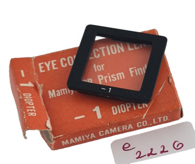 MAMIYA RB Korrekturlinse  Diopter Eye Correction Lens -1.0 Neu New 2226/23