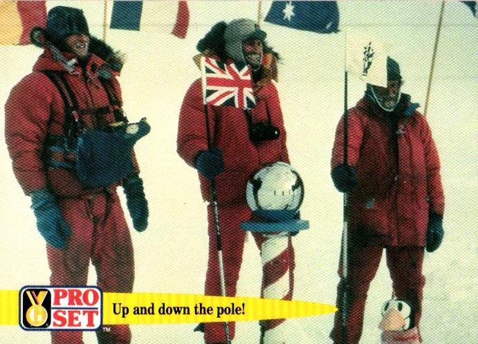 1992 Pro Set Guinness Book of Records #41 Up and down the pole!