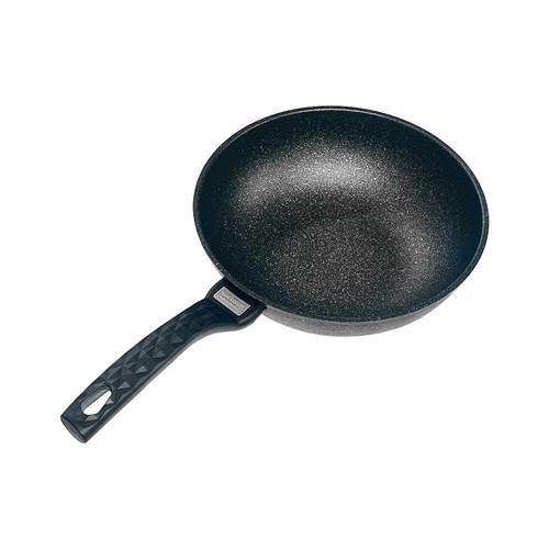9,5" Wok Antihaft Kochen Bratpfanne Topf, 5 Schicht Marmorbeschichtung, Hergestellt in Korea - Bild 7 von 8