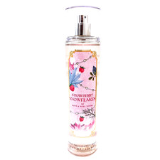 1x Bath  Body Works STRAWBERRY SNOWFLAKES Fragrance Body Mist Spray 8oz NEW