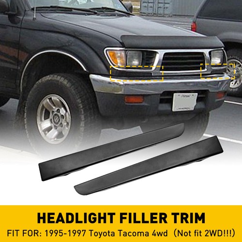 EAGLE EYES Tacoma Headlights – 97-99 00 Toyota Tacoma BK Lamps, DOT Certified, Front Left+Right