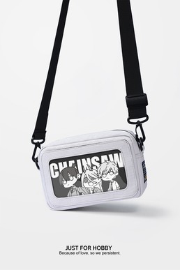 Anime Chainsaw Man Shoulder Bag Messenger Bag Itabag Embed a Coin Purse  Gift #b