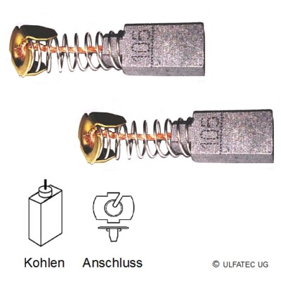 Kohlebürsten Für CMI C-ZKGS 250 A - 2 Stück, 13x6,5x16mm