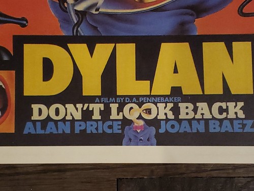 Bob Dylan "Don't Look Back" Original 2nd Press 1967 British Release Concert - Picture 3 of 8