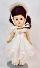 Vogue Ginny Doll Sugar & Spice #1152 Hard Plastic BKW Blue Eyes Brown Hair 1960