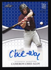 2022 Leaf Perfect Game CAMERON CHEE-ALOY 🔥 Auto /15 Blue