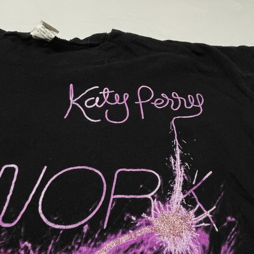 Kathy Perry Shirt Fireworks Glitter Girl’s Concert Tee Sz S - Picture 5 of 9