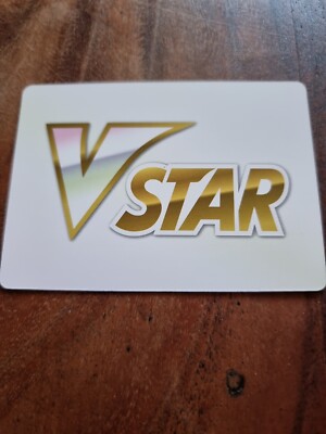 Pokemon Vstar Marker from pokemon go booster pack 