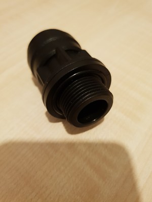 John Guest Speedfit Push Fit Passform POM gerader Adapter 22 mm OD X3/4 BSP 200 Stck.