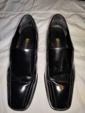 Stacy Adams Men's Size 10 M Shoes Black Leather Loafers Perfect Condition