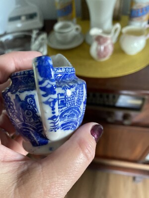 Vintage Blue And White Creamer Made In Japan | eBay