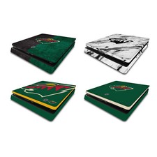 OFFICIAL NHL MINNESOTA WILD VINYL STICKER SKIN DECAL FOR SONY PS4 SLIM CONSOLE