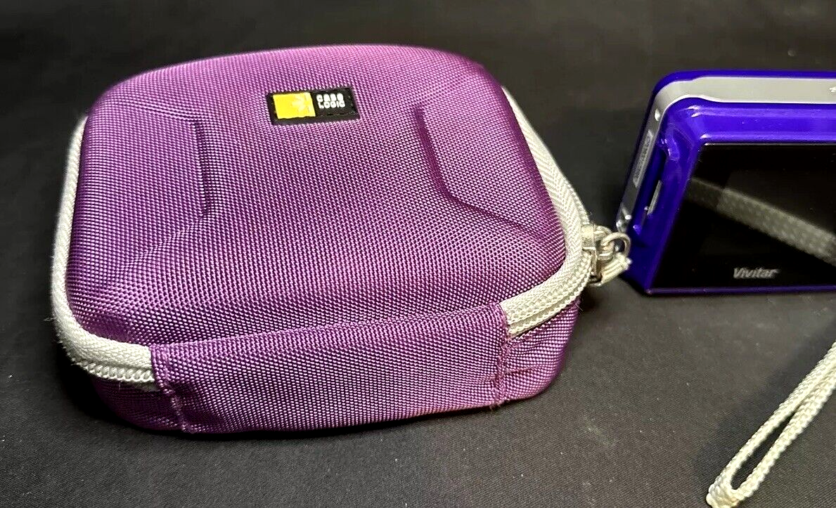 Vivitar Vivicam 5022 Purple Digital Camera & Case 5.1 Megapixel