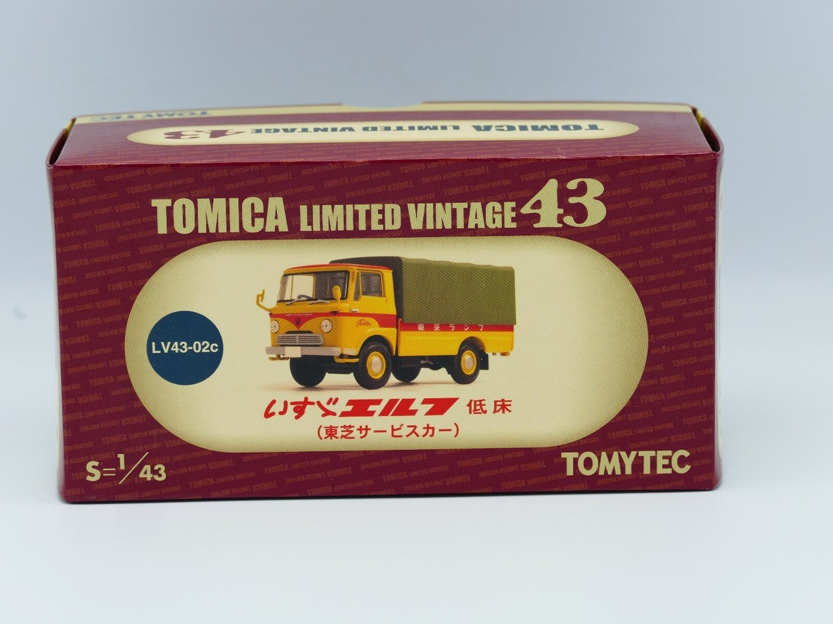 トミカリミテッドヴィンテージ LV43-02c いすゞエルフ 東芝 TOMICA Isuzu Elf Low Floor Toshiba Service Truck LV43-02C 1