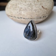 Labradorite Gemstone Ring 925 Sterling Silver Gift For Girlfriend Ring PG4816