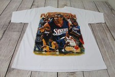 NEW Marino Morwood Allen Iverson AI #3 The Answer 76ers White Rap Tee T-Shirt XL
