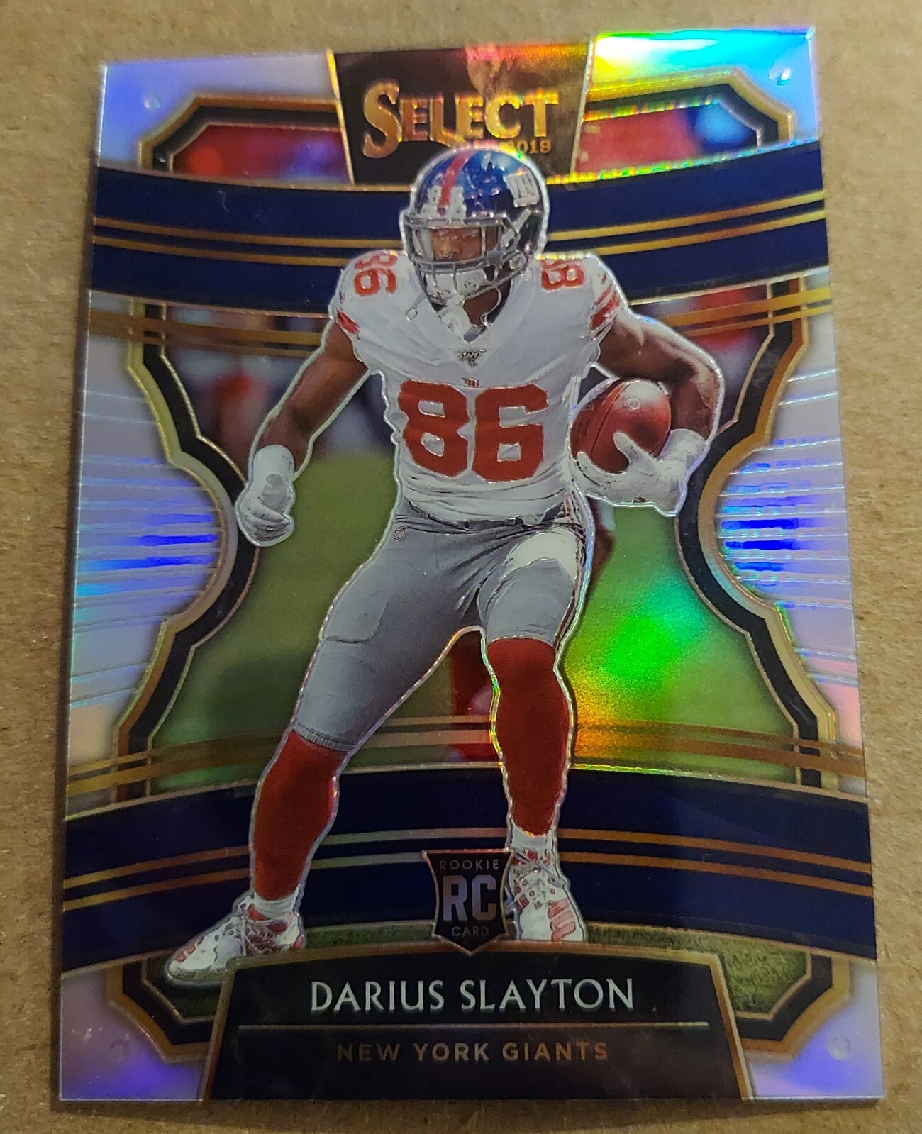 2019 Panini Select DARIUS SLAYTON #39 Rookie Concourse Silver Prizm NY Giants