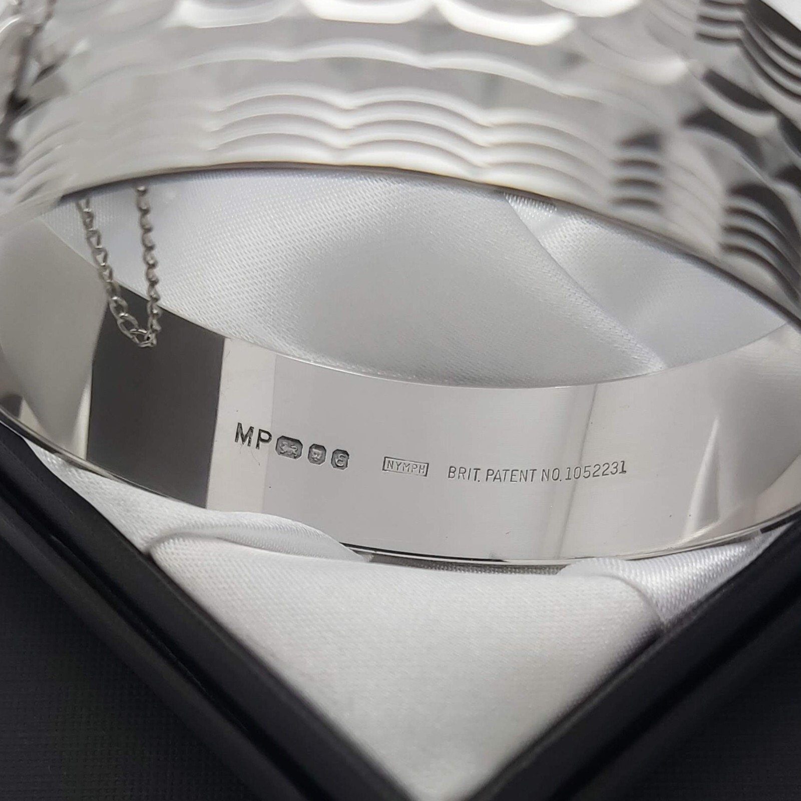 1979 Vintage Solid 925 Silver Engine Turned Geome… - image 12