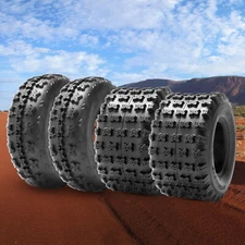 Set of 4 21x7-10 20x10-9 ATV Tires Front Rear Sport 21x7x10 20x10x9 All Terrain