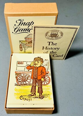 Vintage  Snap Game  Card Deck w Box Taunton Country Crafts Cider Company England