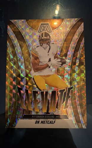 DK Metcalf [Mosaic Reactive Yellow] #20 2025 Panini Mosaic Elevate card
