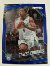 2025 Panini WNBA Prizm #126 Teresa Edwards Blue Velocity