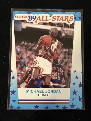 1989-90 Fleer - All-Stars Stickers Michael Jordan #3