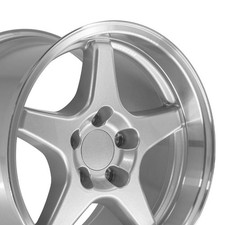 Single1 Oe Wheels Cv01 17x11 Gloss Silver Machined Lip Wheel 5x120.65 50et