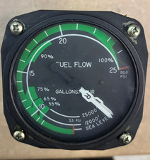 6221 United Instruments Fuel Pressure & Flow Indicator (Code: G.57)
