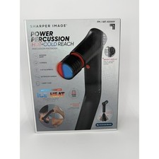 Sharper Image Power Percussion Hot  Cold Reach Percussion Massager. Open Box