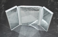 Foldable LED Lighted Vanity Mirrors USB Rechargeable pre owned