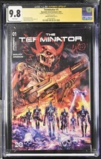 Terminator #1 CGC 9.8 JSA signed & Remark Camron Johnson Dynamite Ltd 500