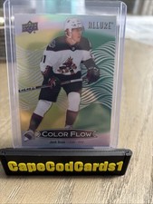 Sabres 2024-25 Upper Deck Allure - Color Flow Josh Doan #CFL-25 Yellow Green (RC