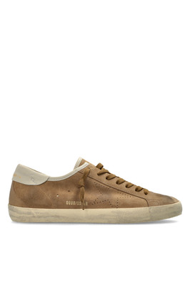 GOLDEN GOOSE Super Star Men's Beige/White Sneakers New