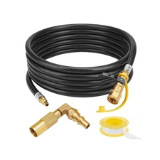 15FT RV Quick Connect Hose, with Elbow Adapter Fits for Blackstone 17" & 22" ...