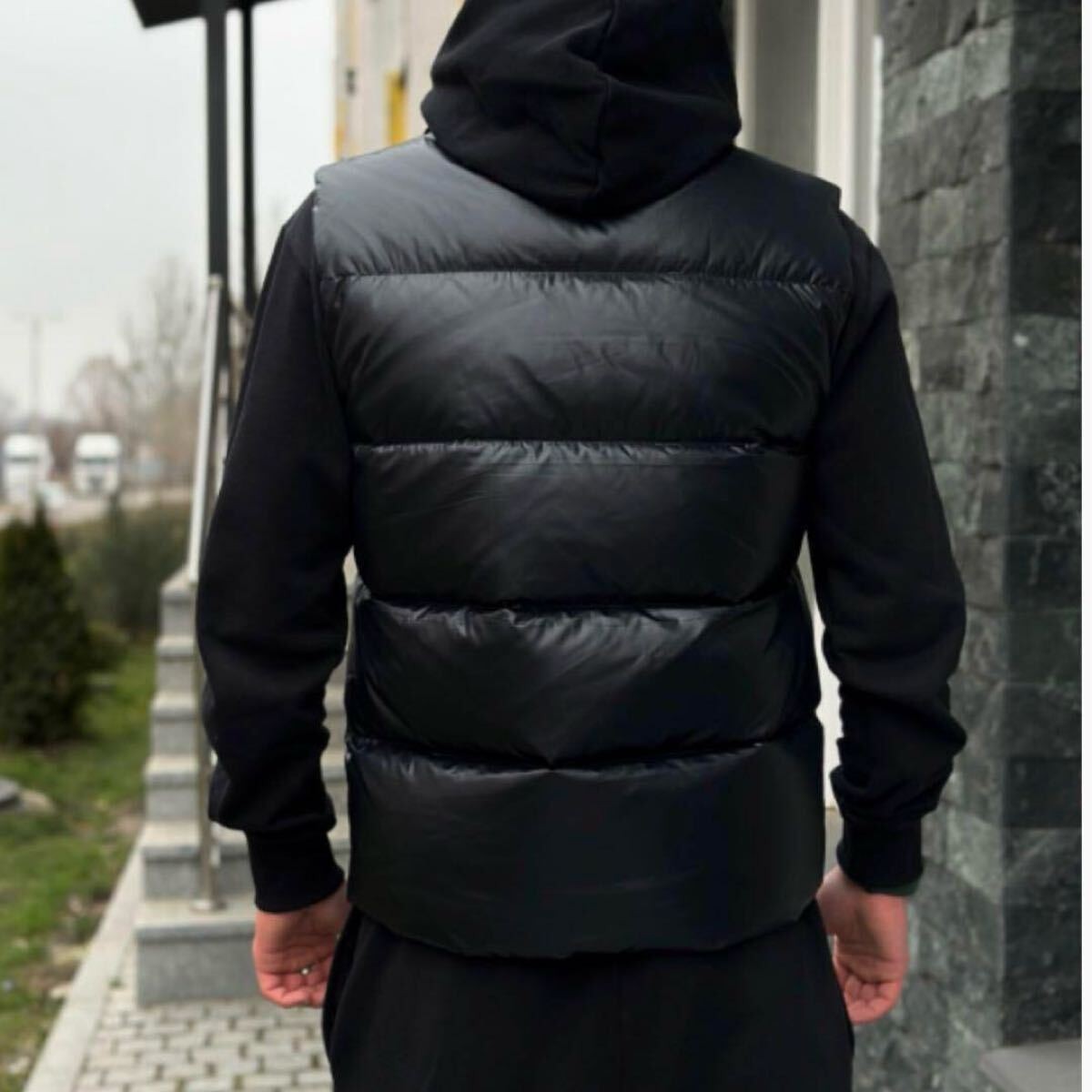 New Jordan Flight Men's Puffer Vest Black M FV7273-010 thumbnail 3