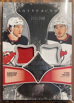 2024-25 UD Artifacts Tundra Teammates Duos #T2-NJD Mercer / Meier 211/299