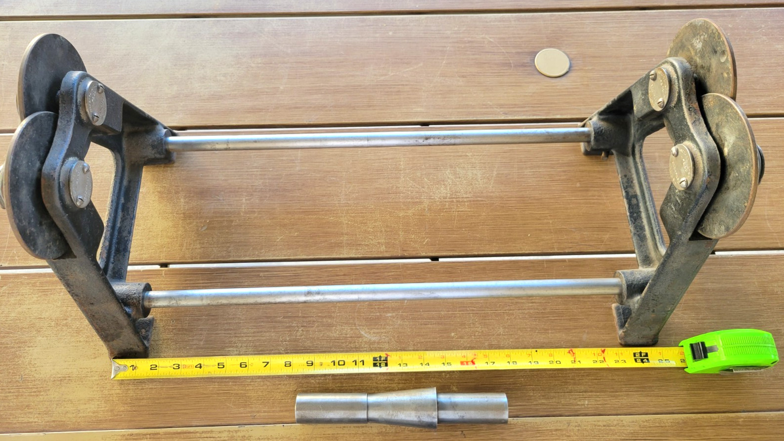 ANDERSON BROS. 20 GRINDING WHEEL BALANCER W/ARBOR
