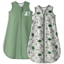 Baby Sleep Sack 0-6 Months TOG 1.0 2 Pack 100 Organic Cotton