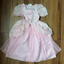 Princess Dress Up Play Costume OS 3 Party Fancy Pink Rose Glitter