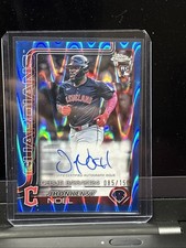 2025 Topps Chrome Update Jhonkensy Noel Rookie Debut Auto - Blue Raywave #/150